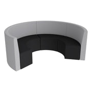 Pro Series S-Curve Tallback Chairs 18" Seat Height, 4-Piece - Black/Gray