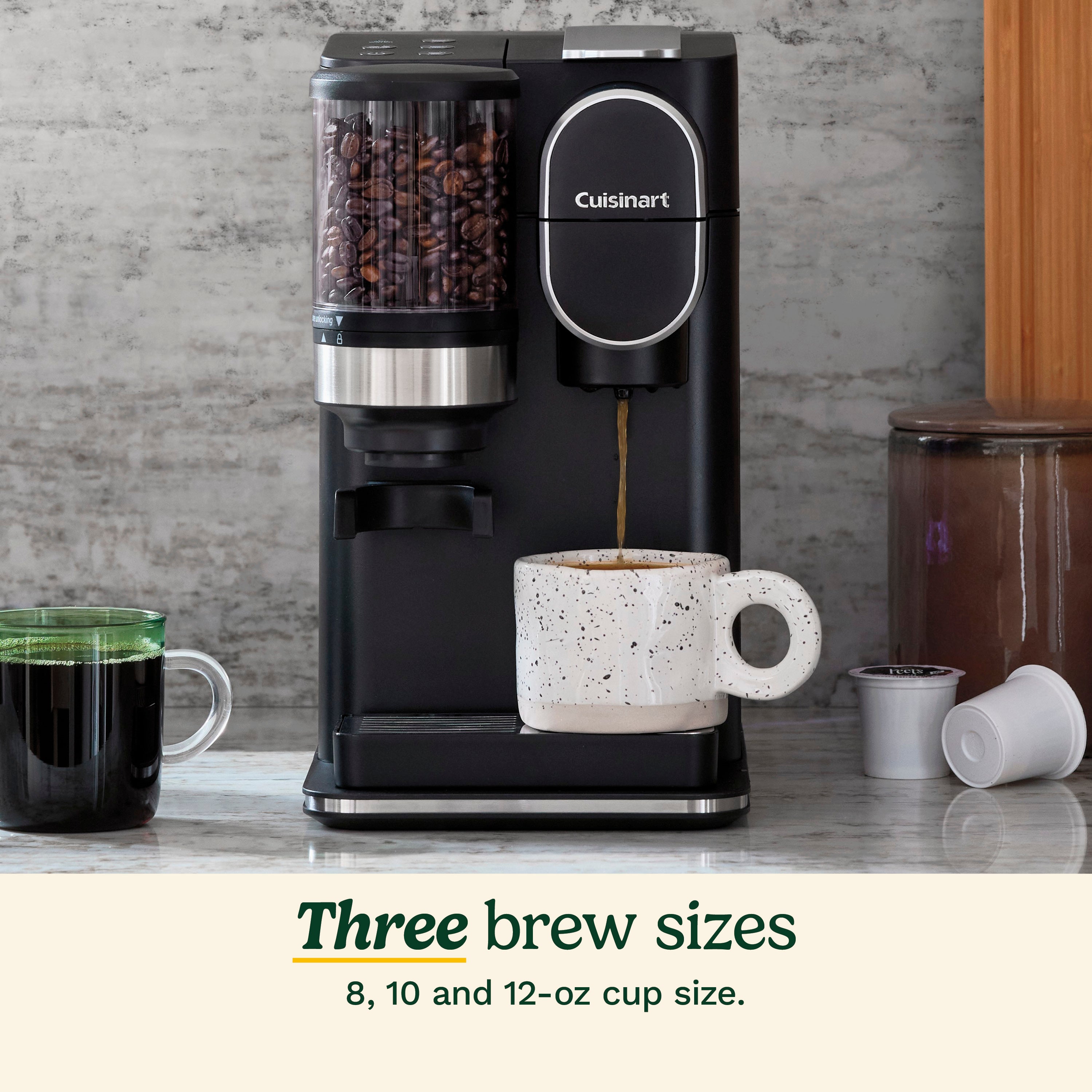 Grind & Brew Single-Serve Coffee Maker - Black