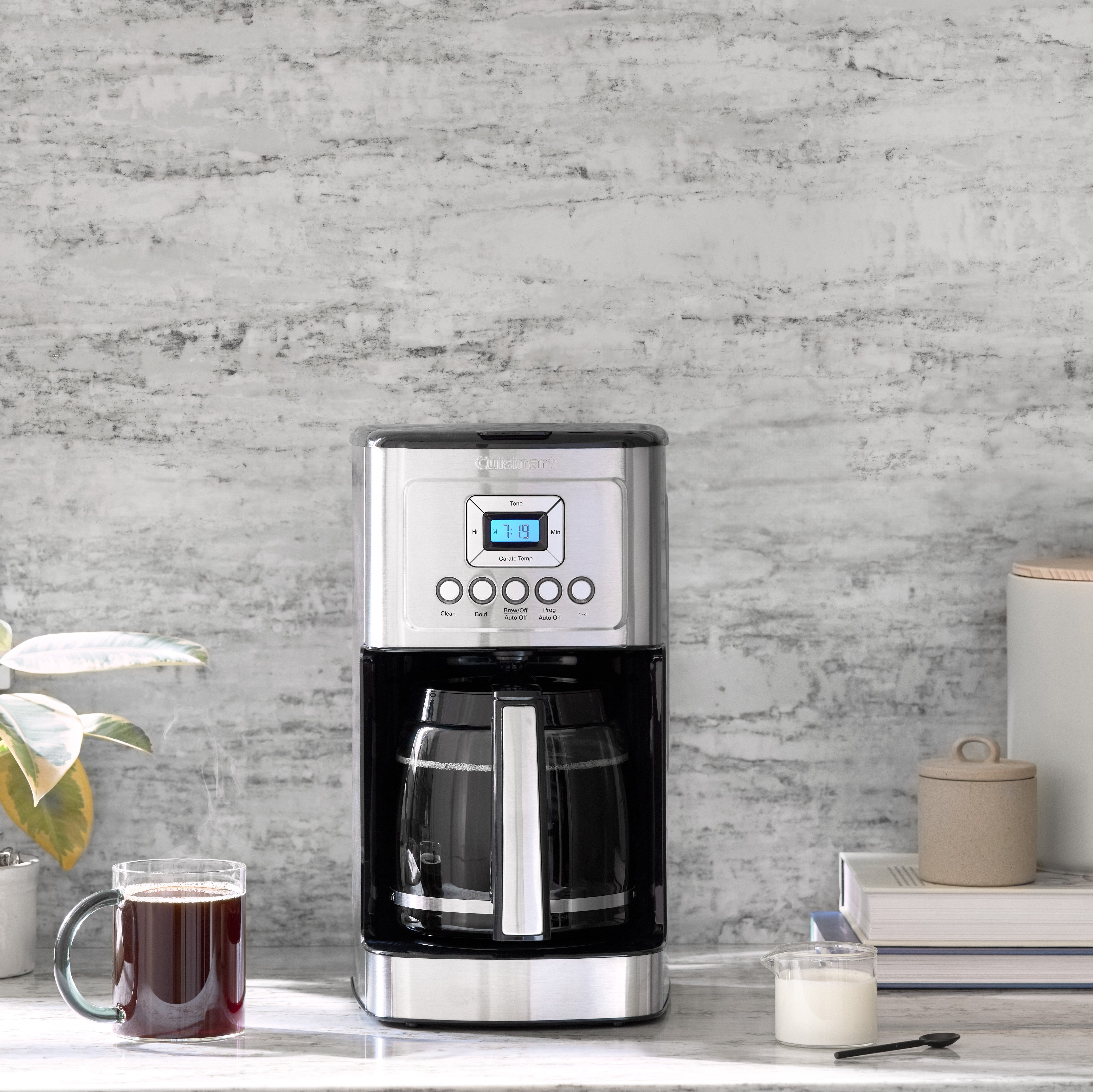 14 Cup Programmable Coffee Maker - Stainless Steel