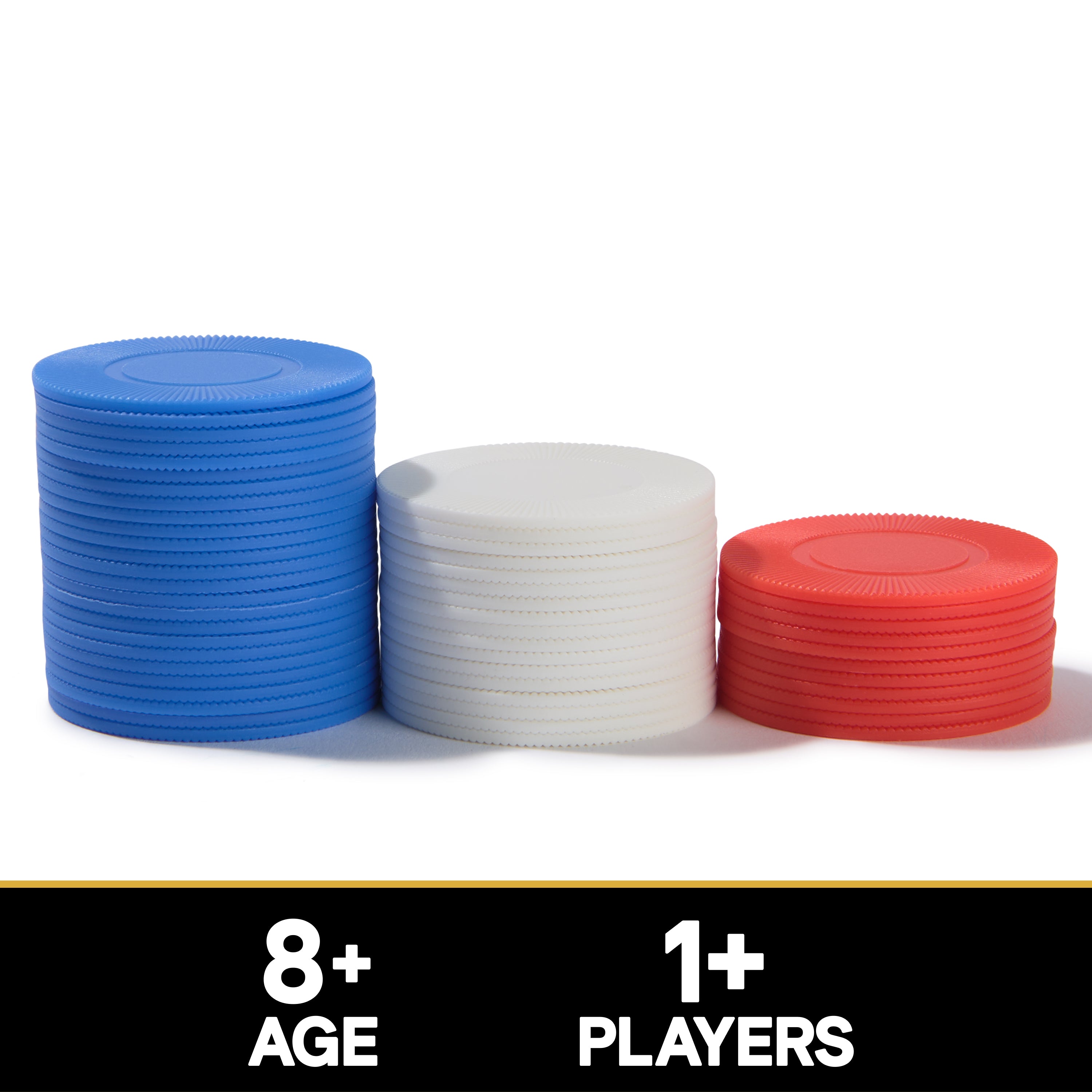 Spin Master Games, Cardinal Classics, 100-Piece Colored Poker Chips Set, for Families and Kids Ages 10 and up