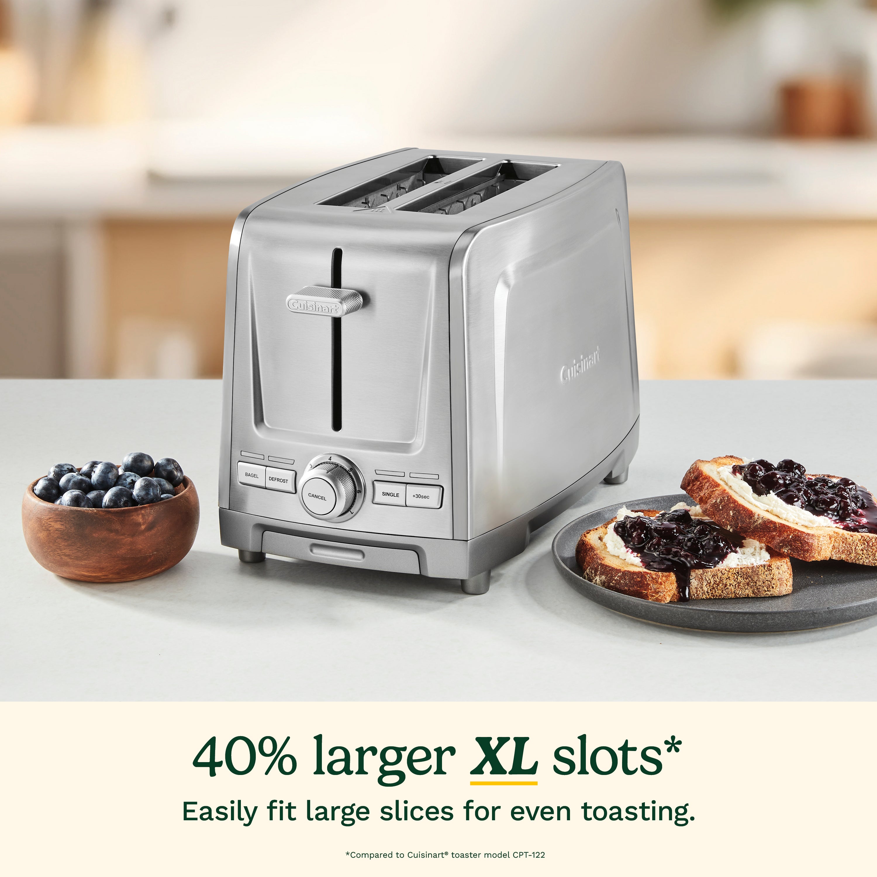 Cuisinart 2-Slice XL Slot Stainless Steel Toaster