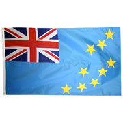 Tuvalu Flag 3x5 ft. Nylon SolarGuard Nyl-Glo 100% Made in USA to Official Design Specifications by Annin Flagmakers.  Model 198635
