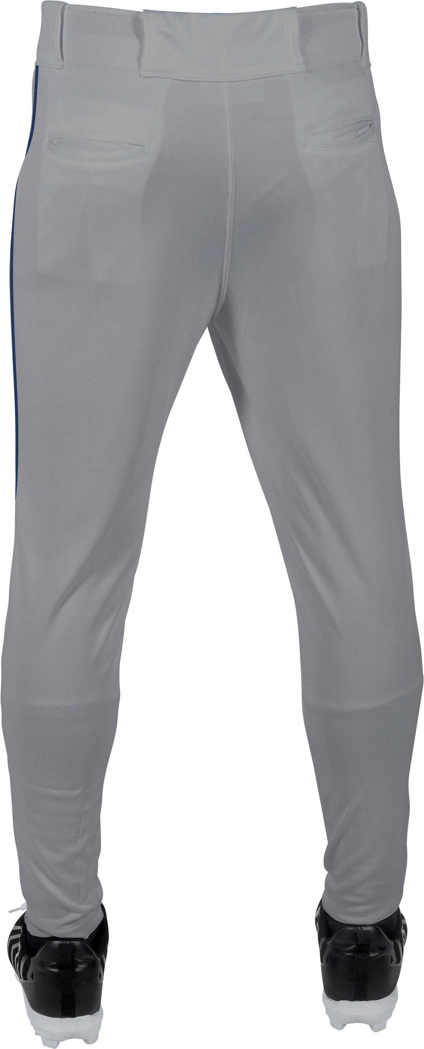 Rawlings Adult Launch Piped Pro Taper Fit Pant  - Small - Blue Gray/Navy