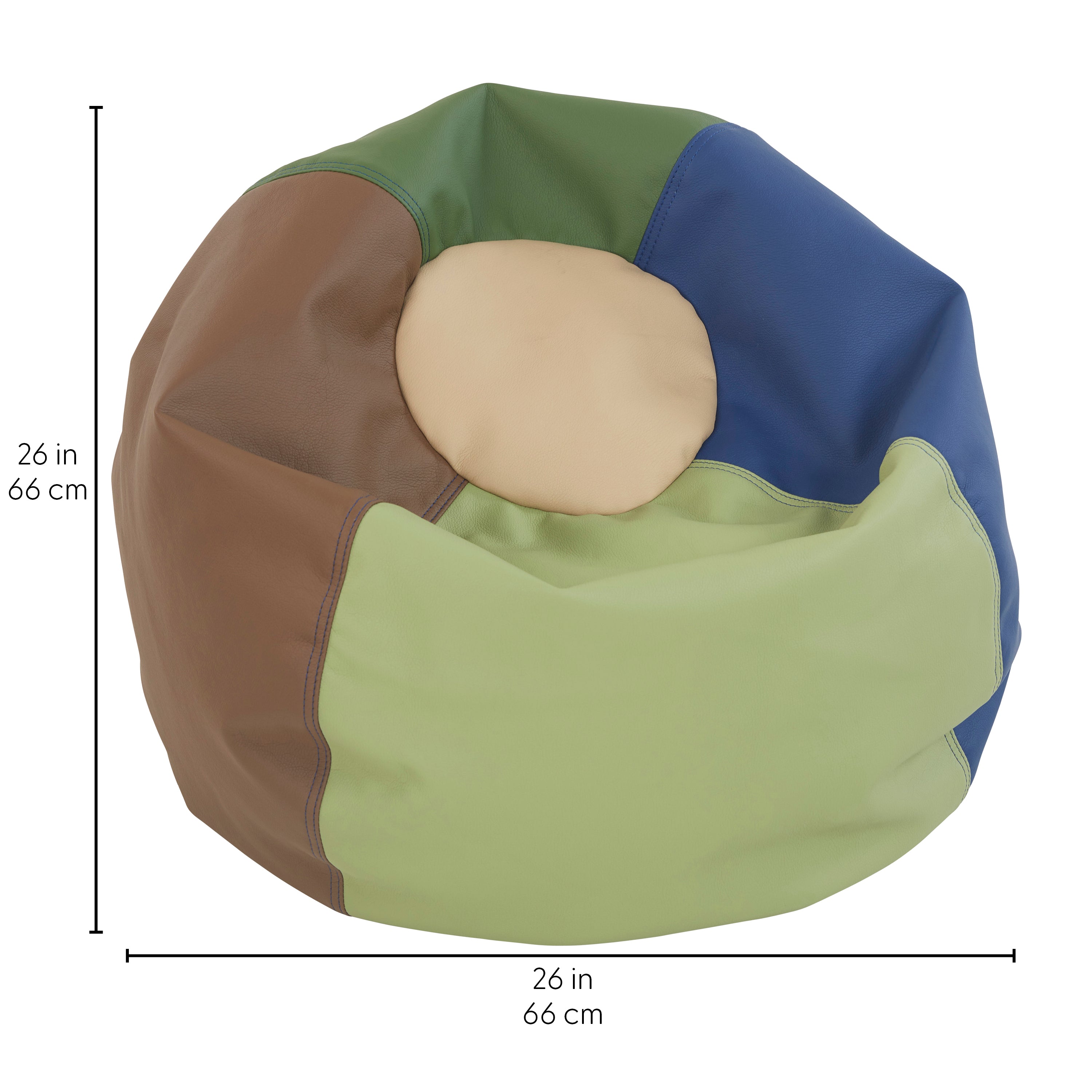 SoftScape Classic 26" Junior Bean Bag - Earthtone