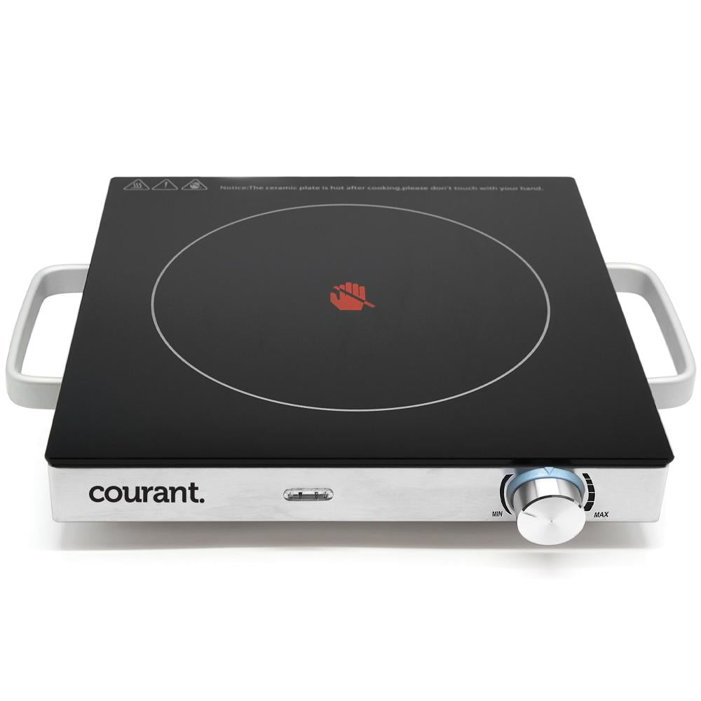 Courant Courant Ceramic Glass Cooktop - 1500W, Stainless Steel