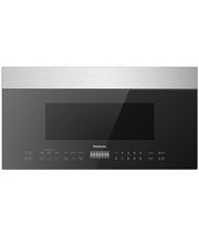 Panasonic 1.9 Cubic Feet Over-the-Range 1000W Microwave Oven with Static Touch Control and Smoky Glass Design