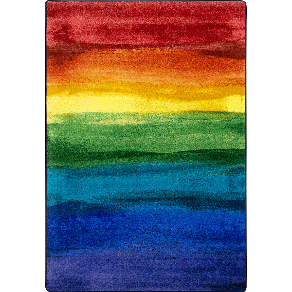 Rainbow Magic 5'4" x 7'8" area rug in color Rainbow