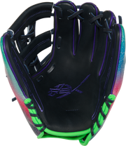 Rawlings Rev1X Series 11.75-Inch Baseball Glove - Right Hand Thrower - Navy/Purple/Optic