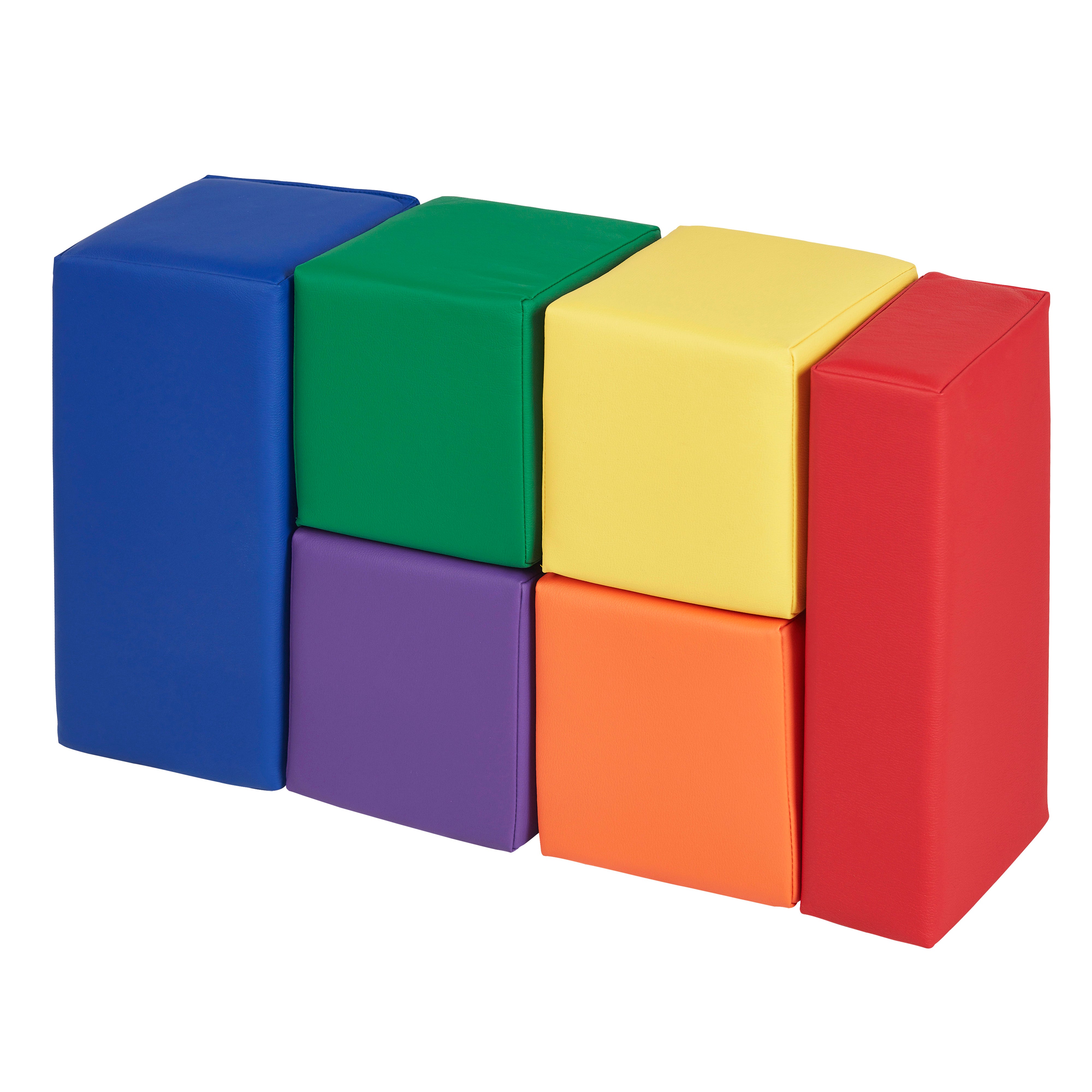 SoftScape Big Block Set, 6-Piece - Assorted