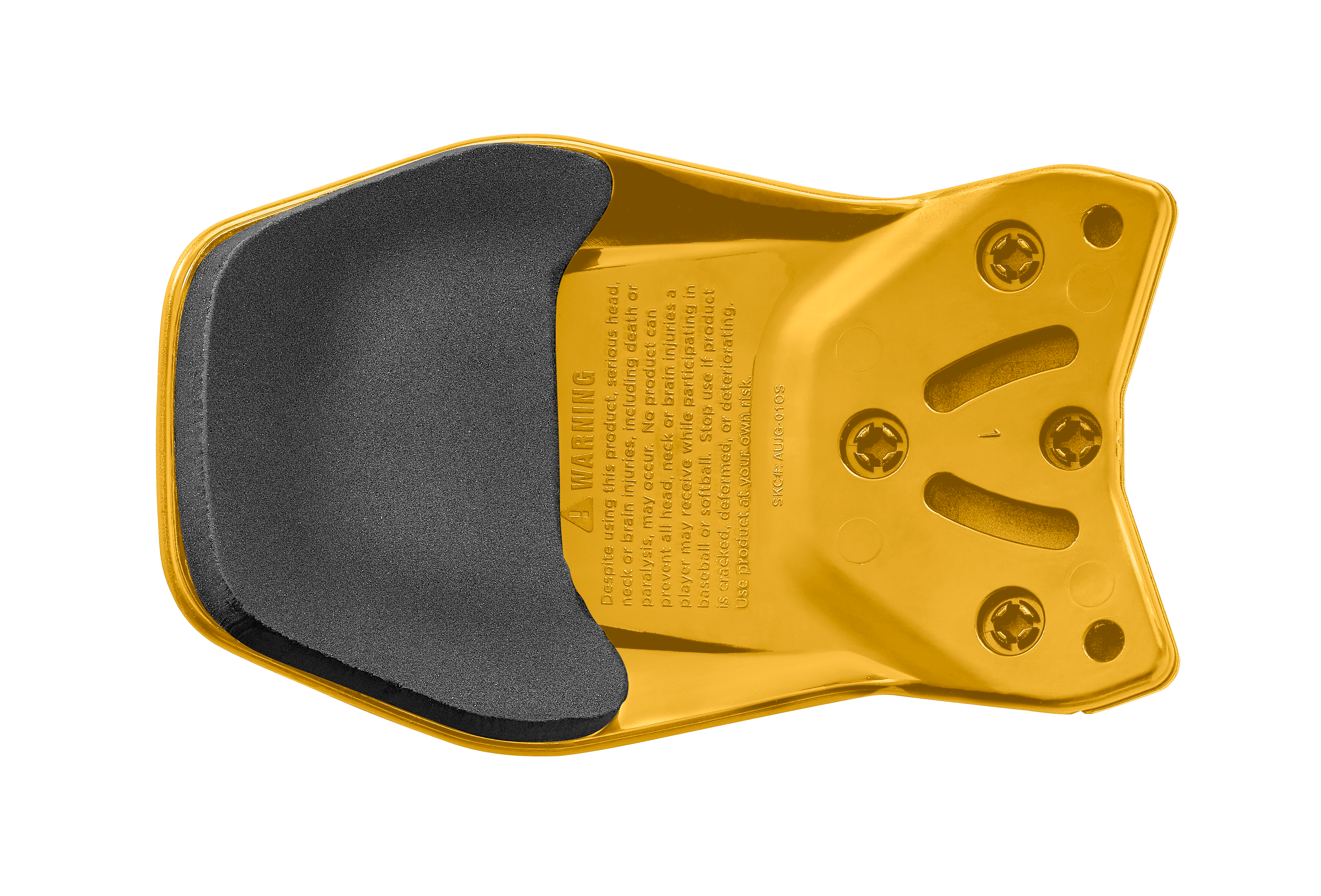 Easton Multi-Adjust Matte Jaw Guard - Light Gold