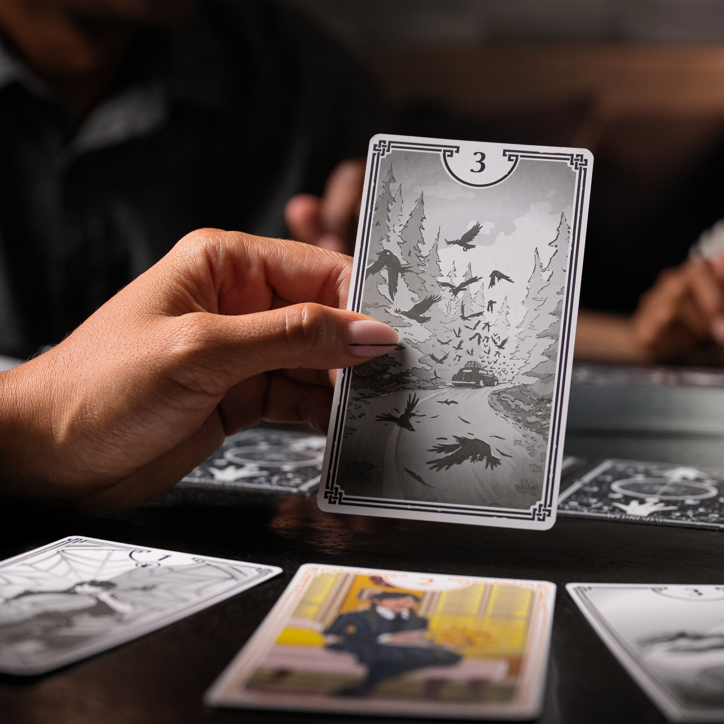 Spin Master Games, Wednesday Card Game, Premium Foil Cards From the Hit TV Series, Wednesday Collectibles, Goth Gifts, for Kids & Family, 3-10 Players, for Ages 10 & Up