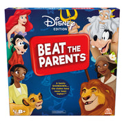 Spin Master Games, Beat the Parents Disney Edition, Kids vs. Parents Family Board Game, Up-and-Active Trivia & Challenges, Disney Games, 4 Players, for Ages 8 & Up