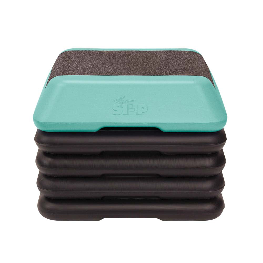 The High Step (Teal Platform And (4) Black Risers) New