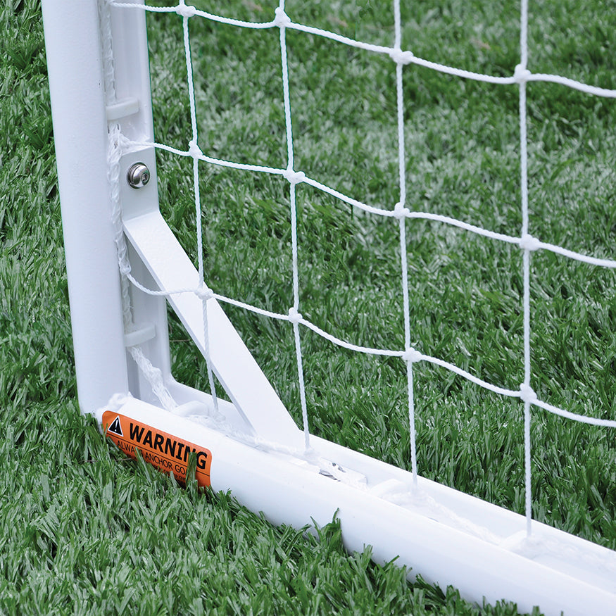 Soccer Goals - Nova  Club Round Goal (8 ft.H x 24 ft.W x 4 ft.B x 9 ft.D) - NFHS Compliant