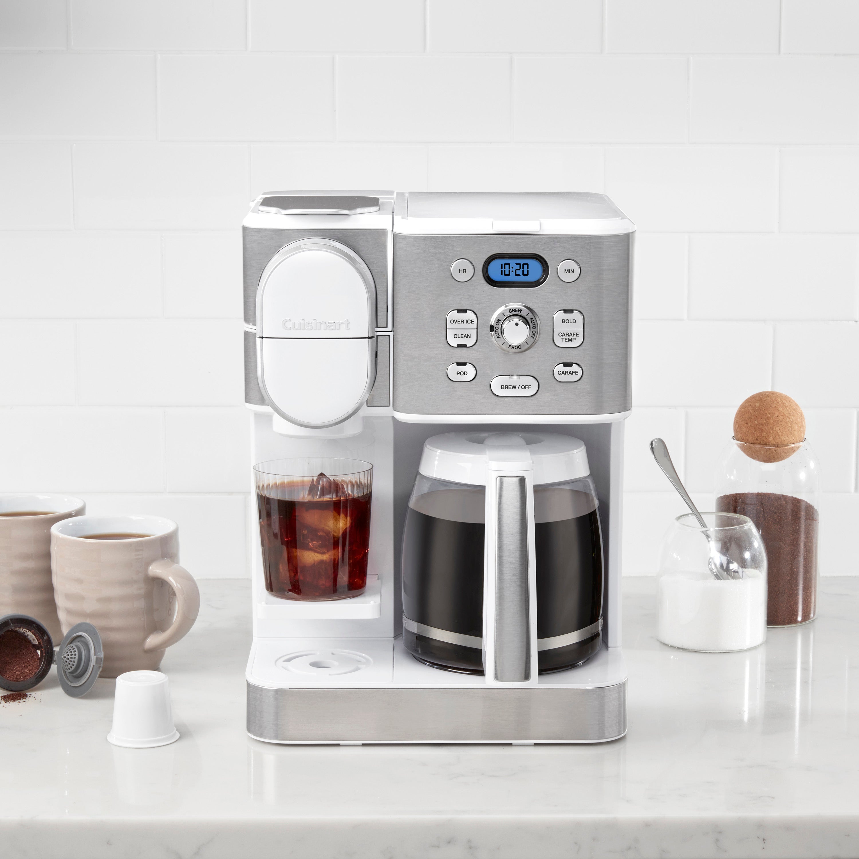 Coffee Center® 2-in-1 Coffee Maker White