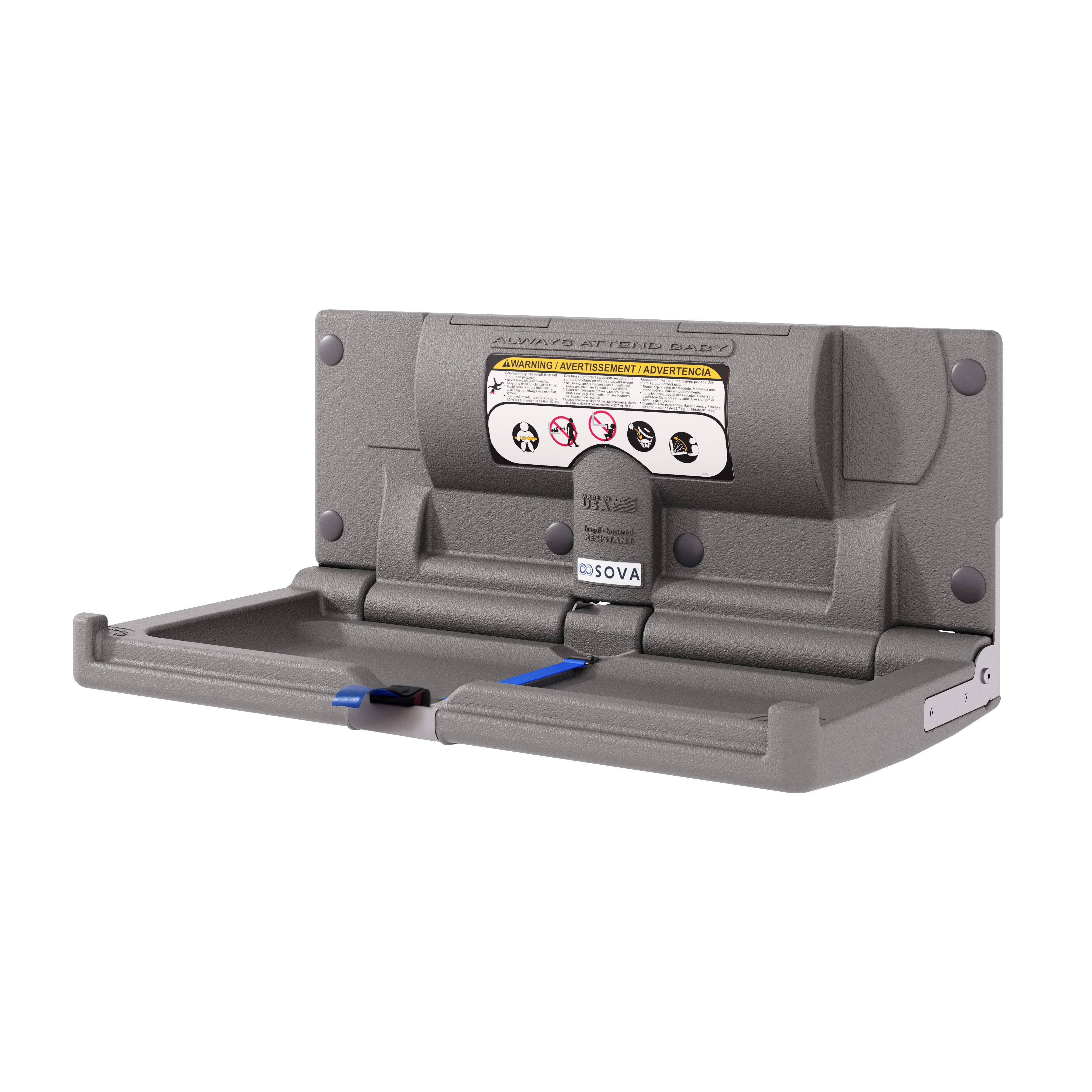 Origin Horizontal Surface Mount w/ EZ Mount™ Backer Plate - Dark Gray