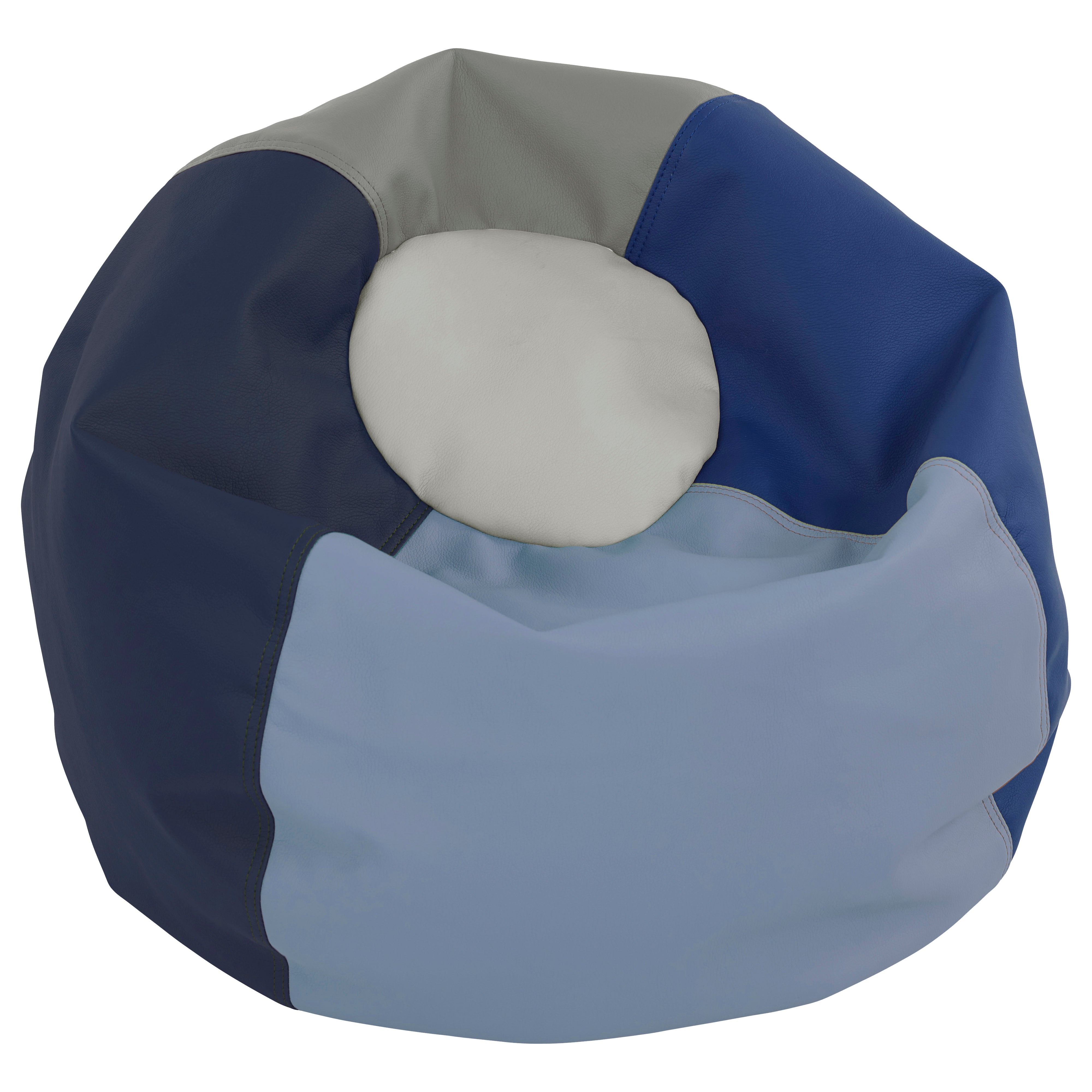 SoftScape Classic 26" Junior Bean Bag - Navy/Powder Blue