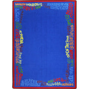 Read Believe & Achieve 7'8" x 10'9" area rug in color Multi