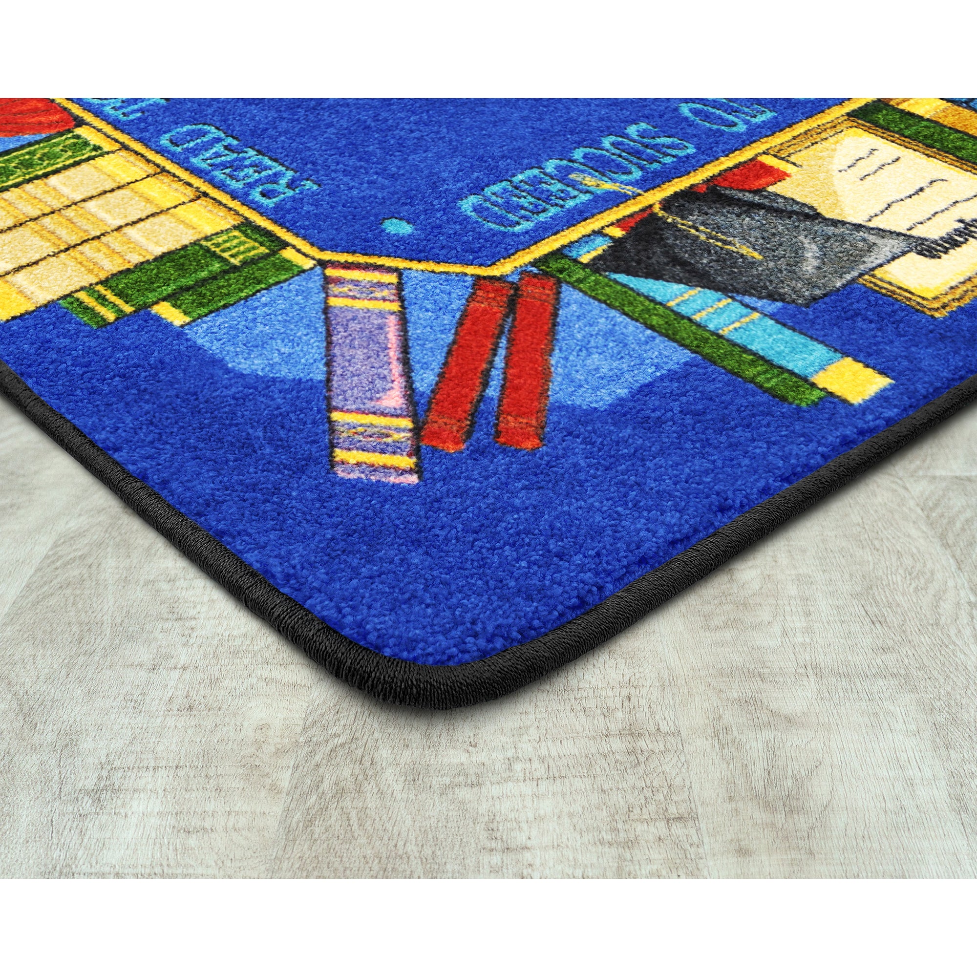 Read to Succeed 3'10" x 5'4" area rug in color Multi