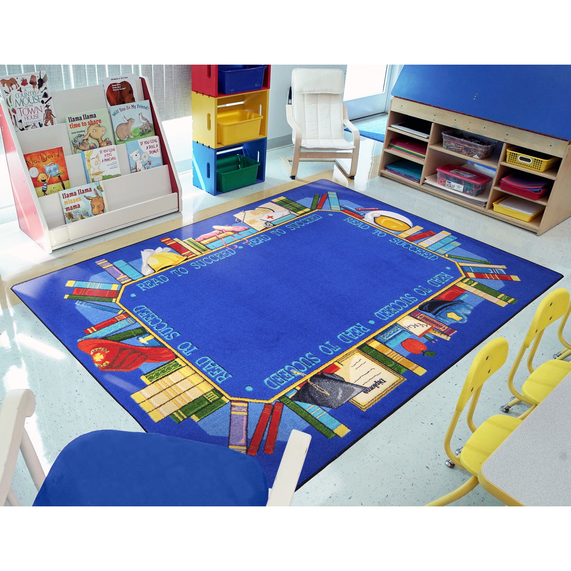 Read to Succeed 10'9" x 13'2" area rug in color Multi