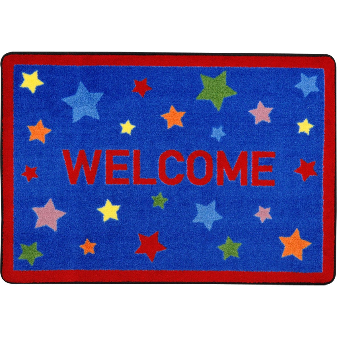 Reading Superstars 2'8" x 3'10" area rug in color Multi