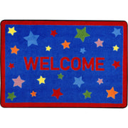 Reading Superstars 2'8" x 3'10" area rug in color Multi