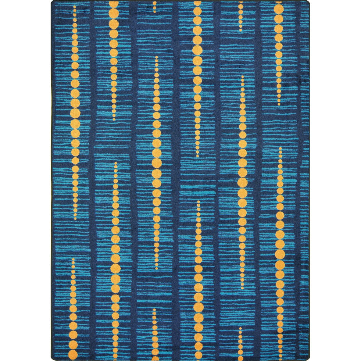 Recoil 7'8" x 10'9" area rug in color Blue