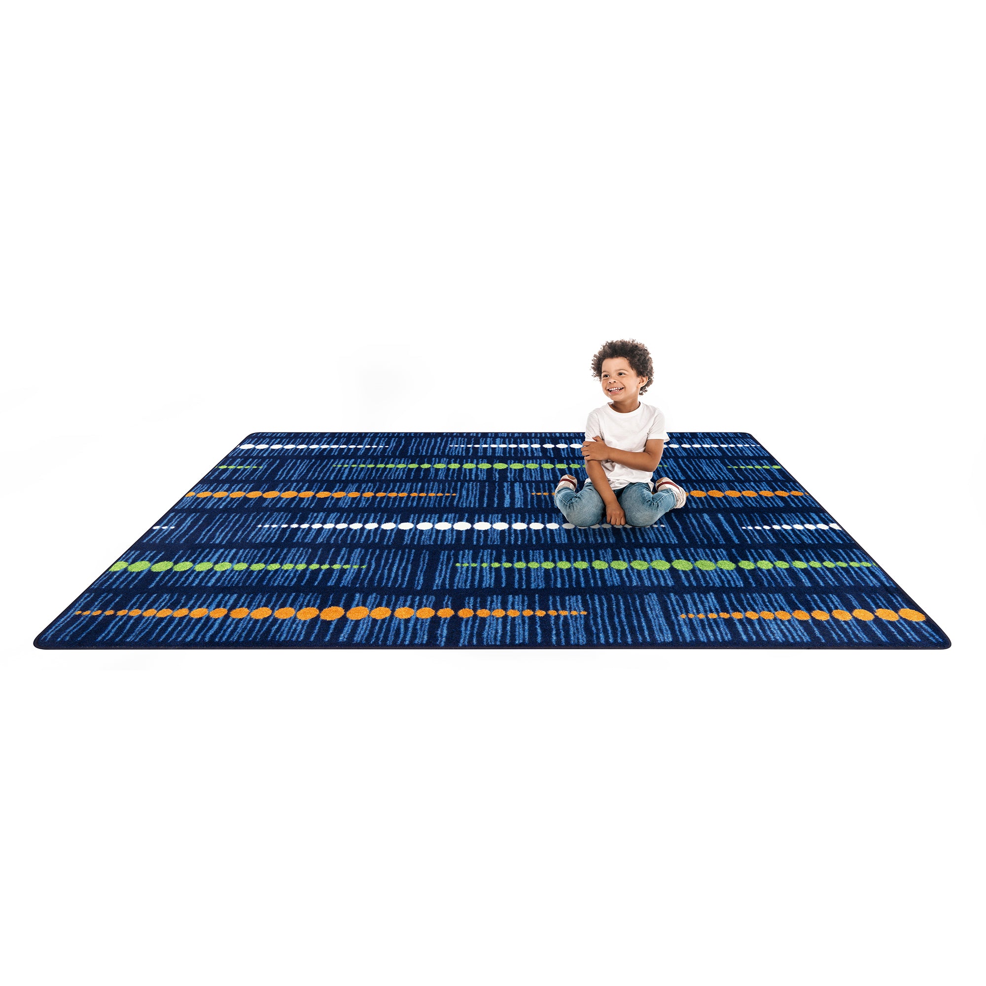 Recoil 5'4" x 7'8" area rug in color Citrus