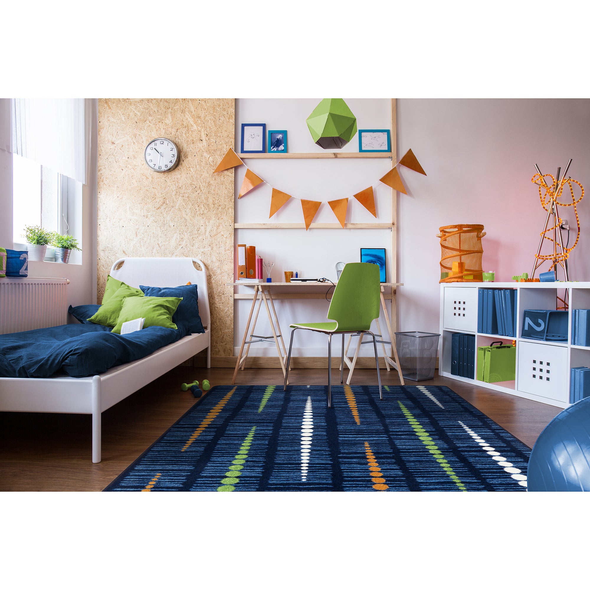 Recoil 7'8" x 10'9" area rug in color Citrus