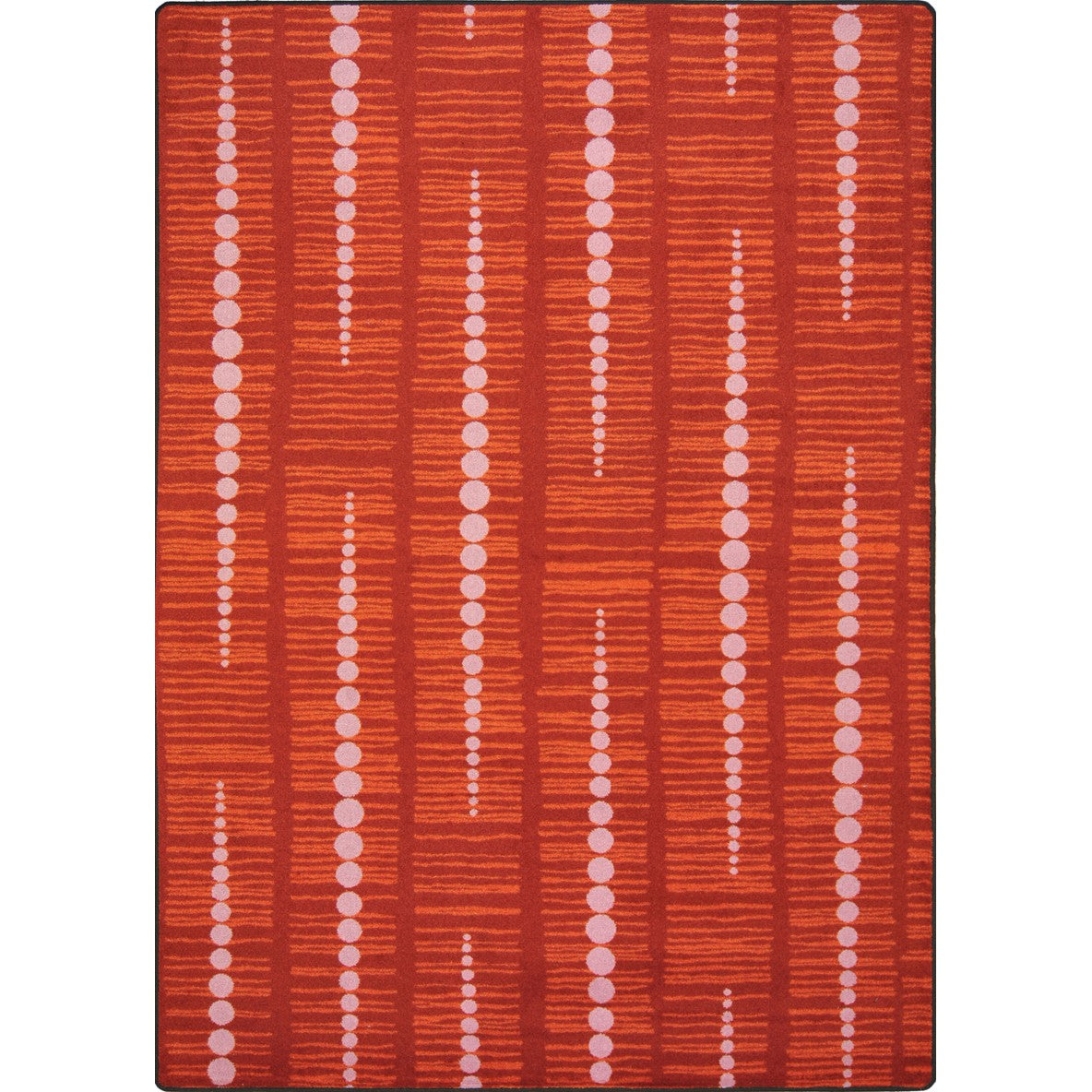Recoil 7'8" x 10'9" area rug in color Red