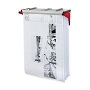 Drop/Lift Wall Rack for Blueprints, Red