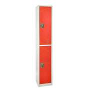 72 in. H x 12 in. W Double-Compartment Steel Storage Locker