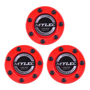 Official Roller Hockey Game Puck – Red – 3 Pack