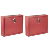 Wall Mountable Large Steel  Drop Box (2 pack)