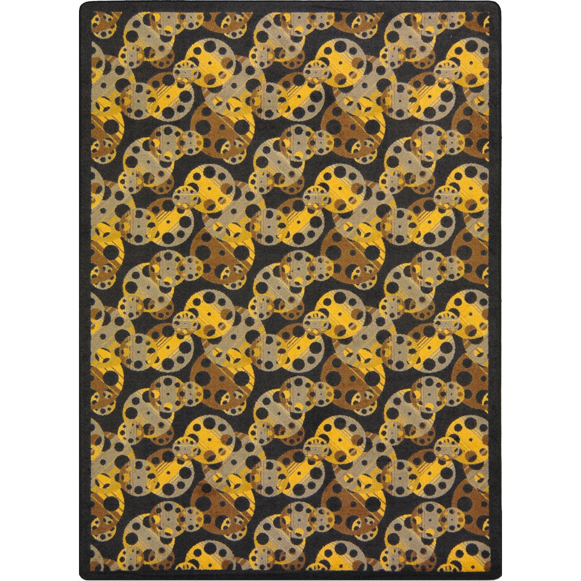 Reeling 3'10" x 5'4" area rug in color Brown