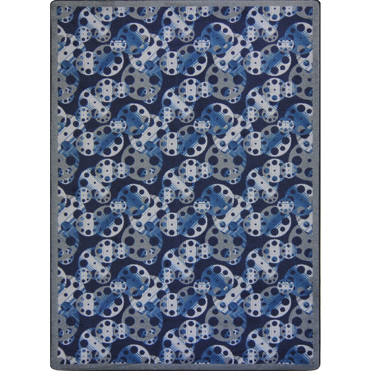 Reeling 3'10" x 5'4" area rug in color Slate