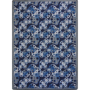 Reeling 10'9" x 13'2" area rug in color Slate