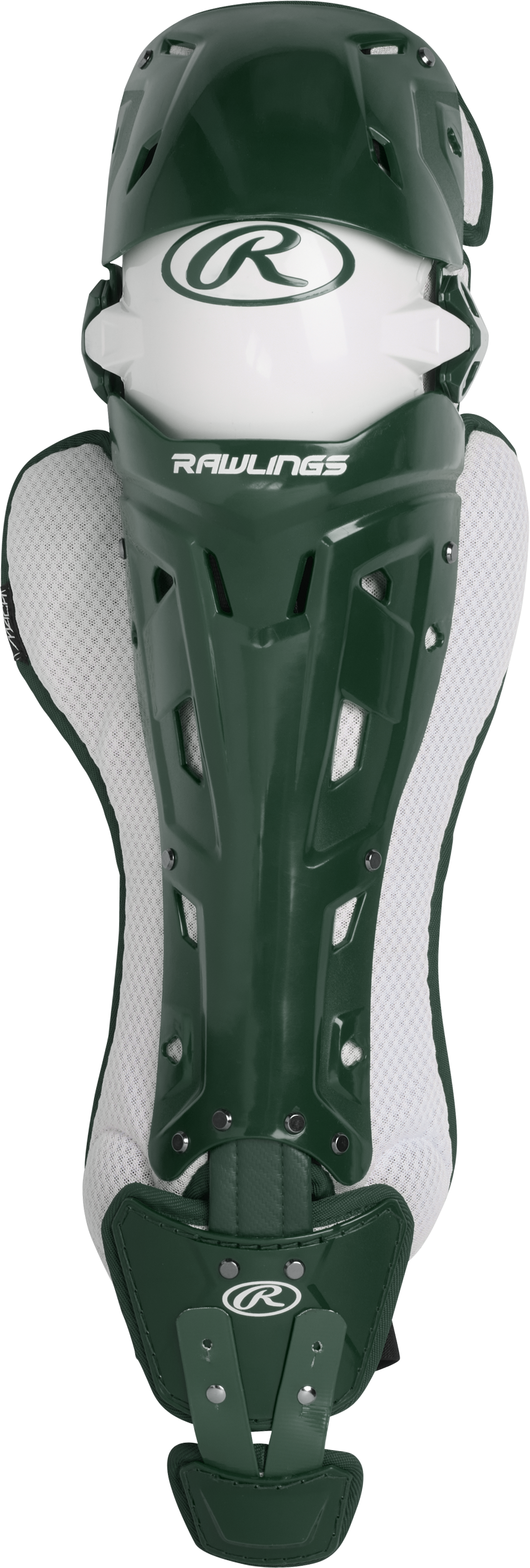 Rawlings Mach Adult Leg Guards - Dark Green