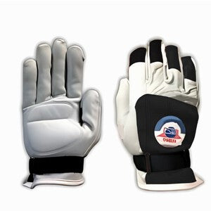 Elite Deerskin Handball Gloves, Padded, Black, Large