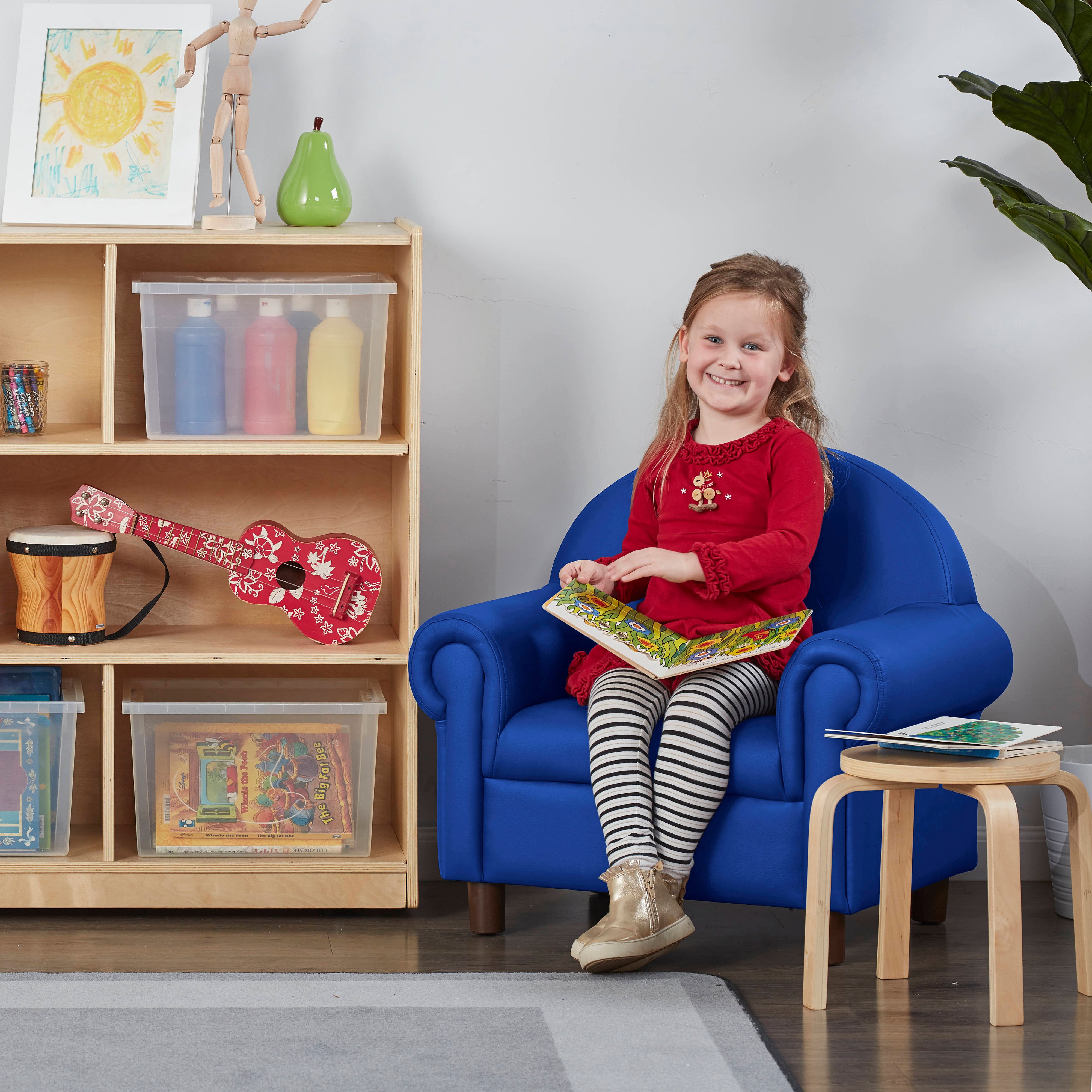 Little Lux Preschool Chair - Blue