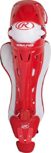 Rawlings Mach Adult Leg Guards - Scarlet