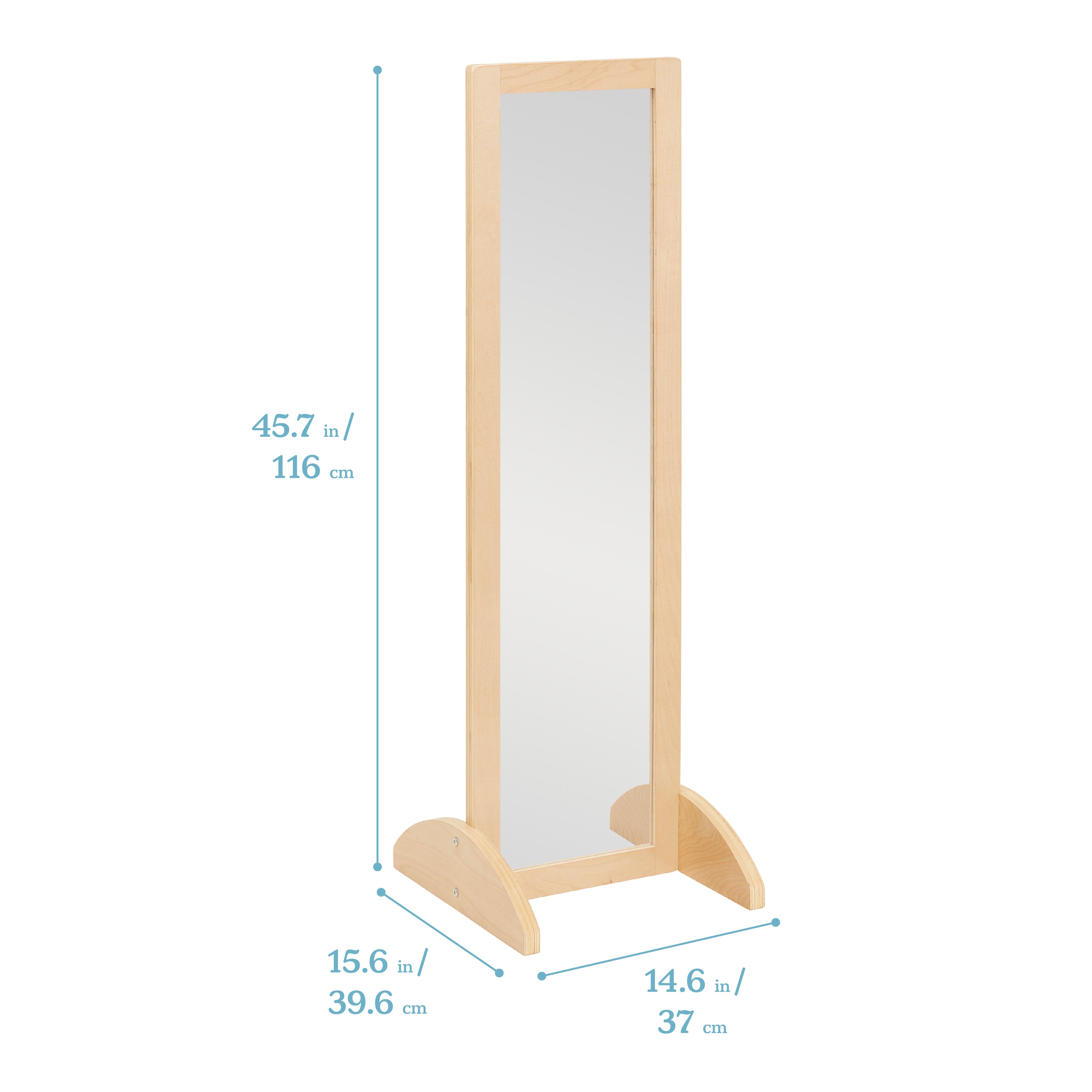 Double-Sided Bi-Directional Mirror - Natural