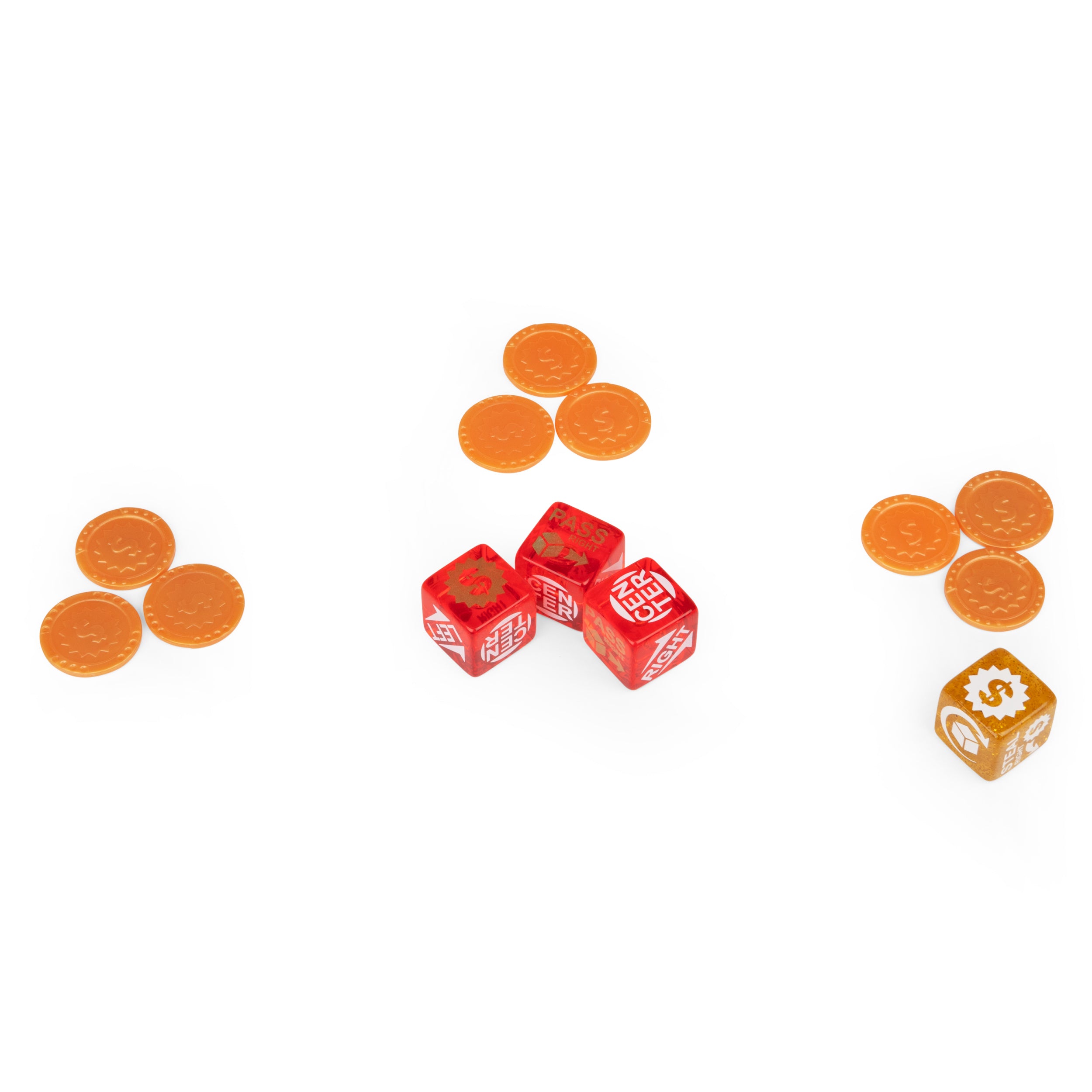 The Game of Left Center Right, Jackpot Dice Game Small Group or Large Party Family Travel Board Game, for Kids & Adults Ages 8 and up