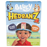 Spin Master Games, Bluey Hedbanz Jr., Picture Guessing Card Game, Includes Illustrations from Bluey, Quick Questions & Fast Fun, Easy to Play for Family & Kids, 2-4 Players, for Ages 5 & Up