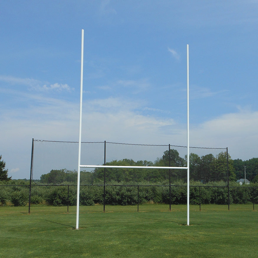 Rugby Goals (32 ft.H (9.8m) x 18 ft.4 in.W (5.6m)) (Permanent) - (White)