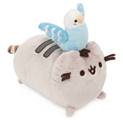 GUND Pusheen & Bo Parakeet Best Friend Set Two-in-One Plush Cat Stuffed Animal, Gray and Blue, 6”