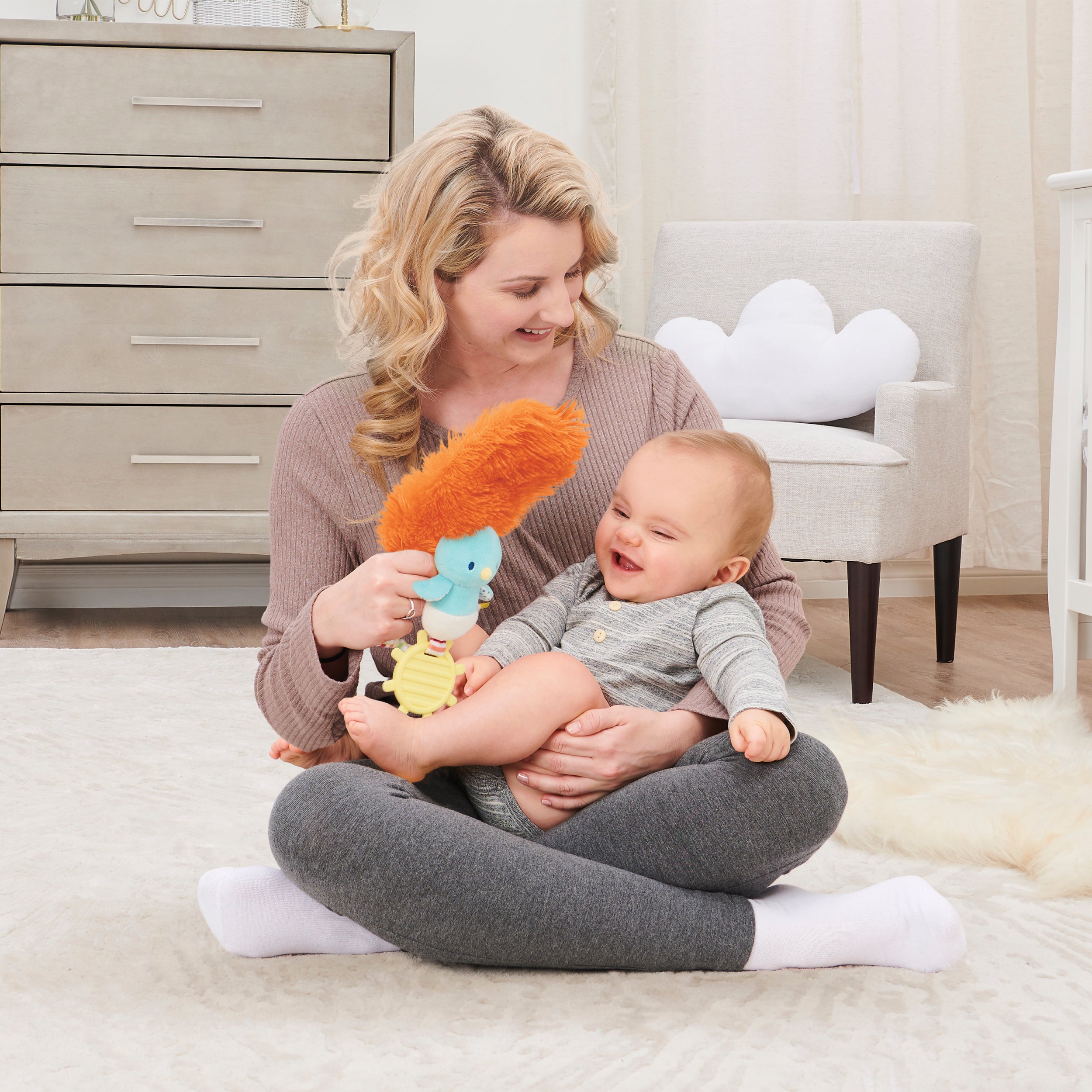 Baby GUND Tinkle Crinkle Collection The Play Together Toy Birdie Stuffed Animal Sensory Plush, 12"
