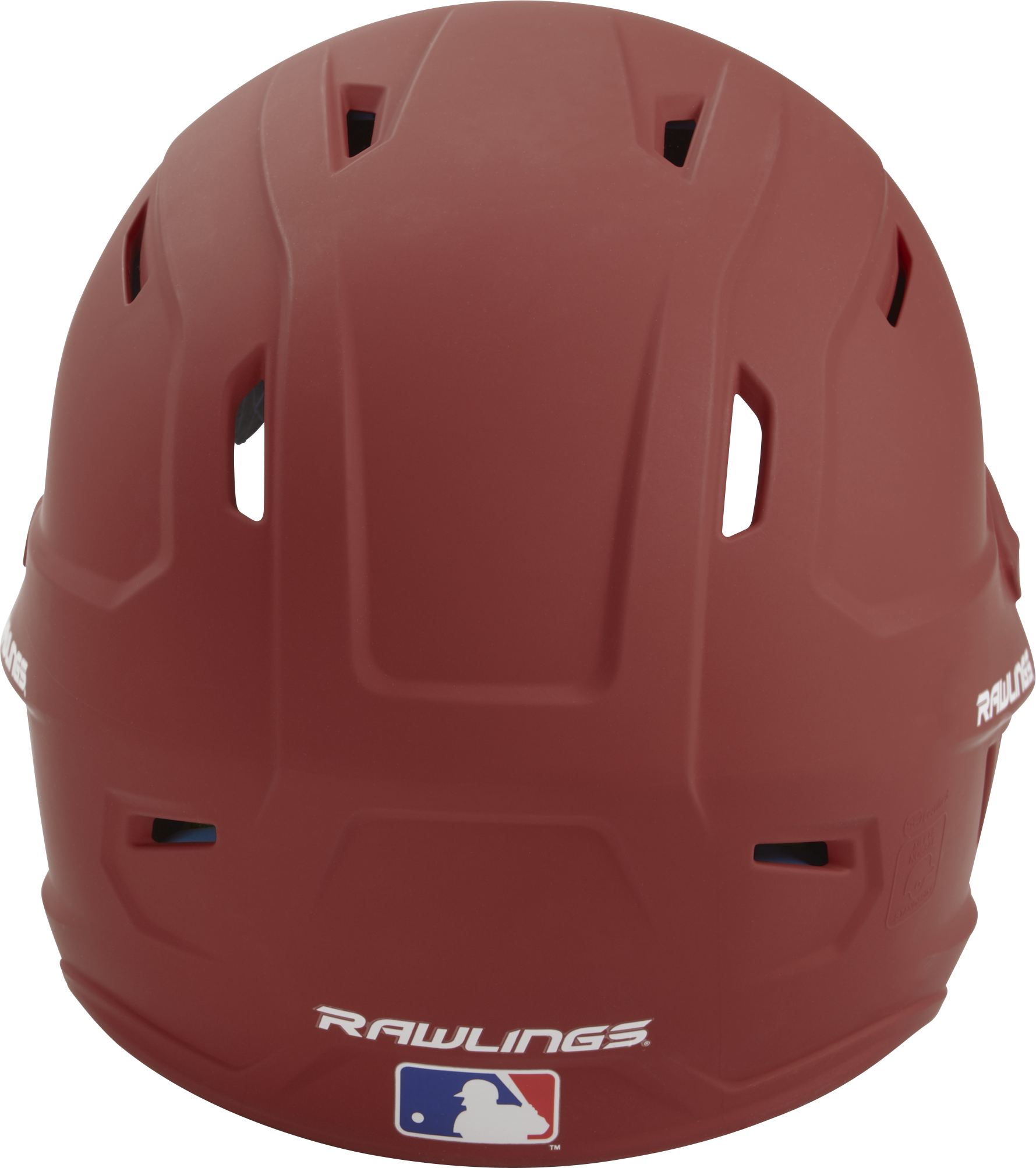 Rawlings Mach Matte Senior Baseball Helmet - Cardinal