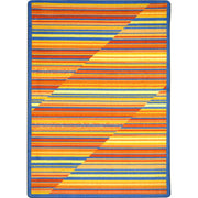 Rhythm 7'8" x 10'9" area rug in color Sunset