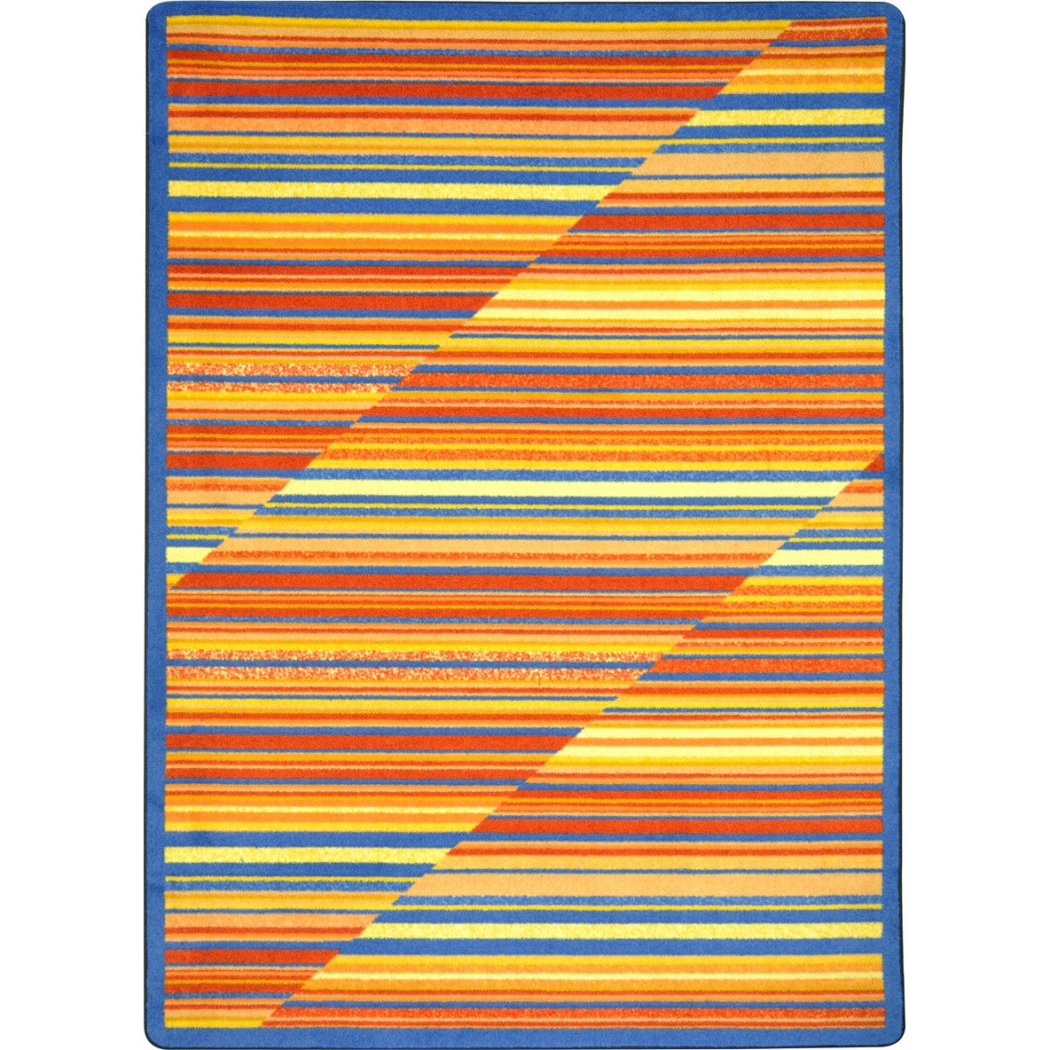 Rhythm 5'4" x 7'8" area rug in color Sunset